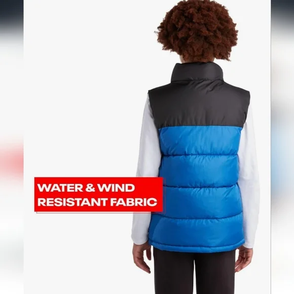 Reebok Boys Puffer Lightweight Quilted Full Zip Vest SIZE XL (18/20 Years) - Picture 4 of 9